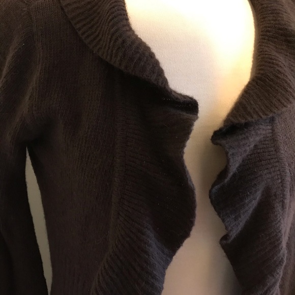 Cynthia Rowley Angora/Wool Blend Long Cardigan - Picture 2 of 5